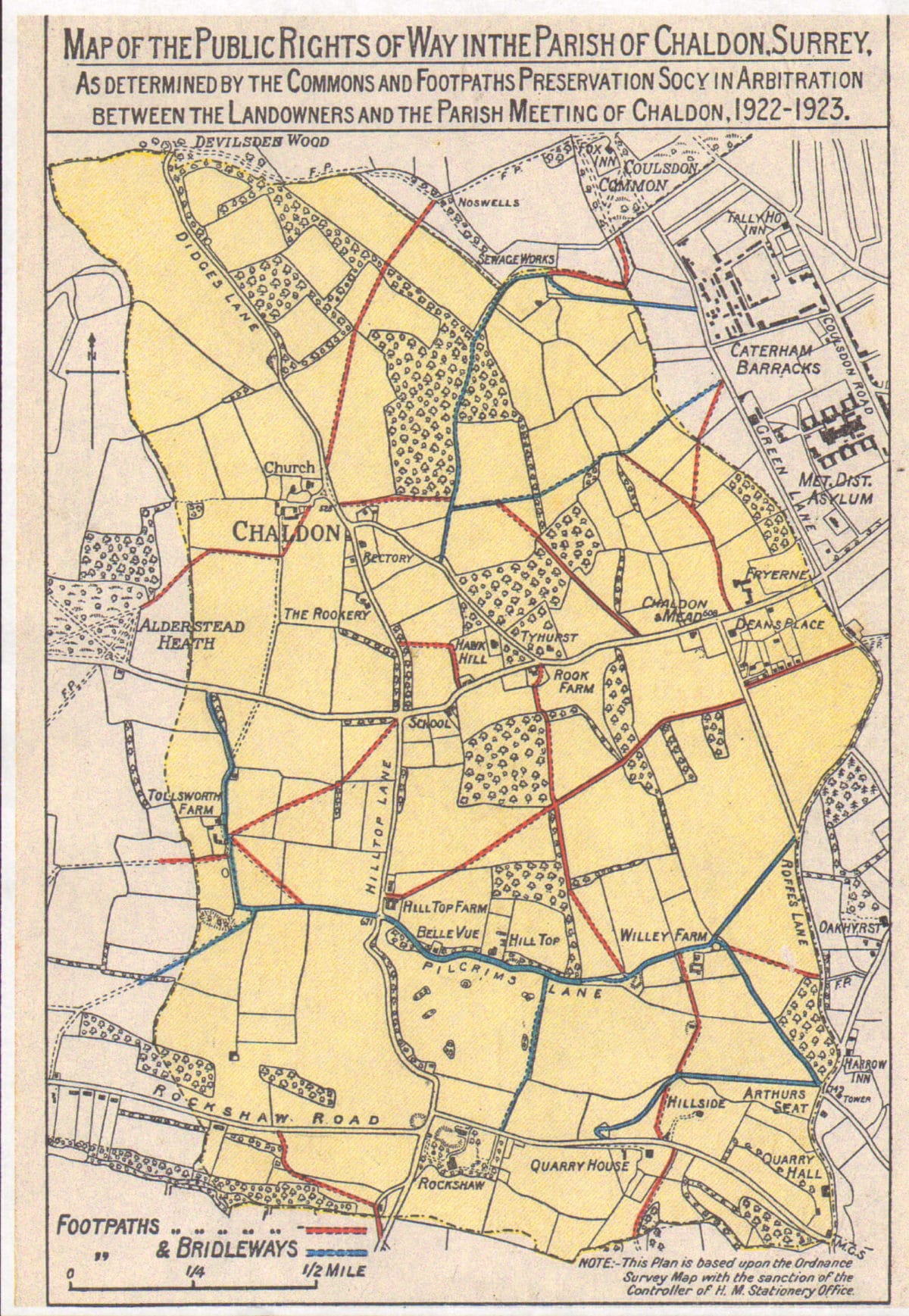 Six Chaldon Walk Guides